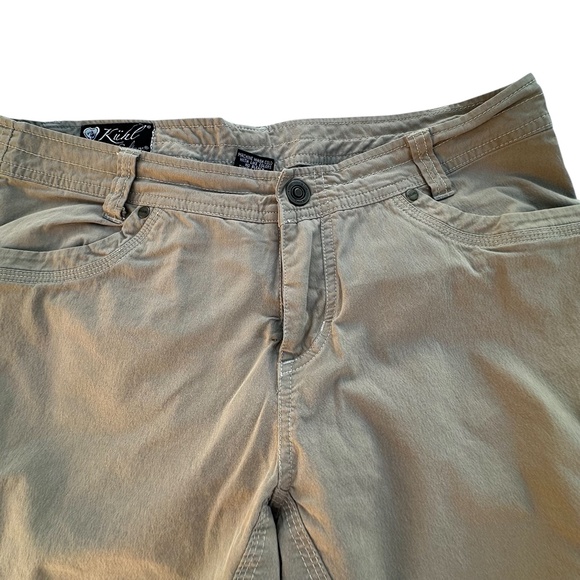 KUHL Women Splash Roll-Up Pants Cargo Hiking Gorpcore Outdoor Cabin Khaki Tan 10 - Picture 6 of 15